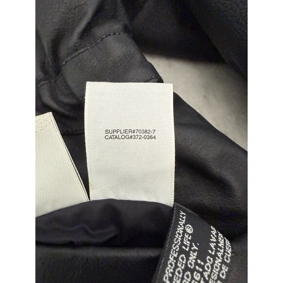 New Moves Black Reversible Faux Fur & Leather Jacket Girls Size Medium 10/12 - Picture 8 of 12